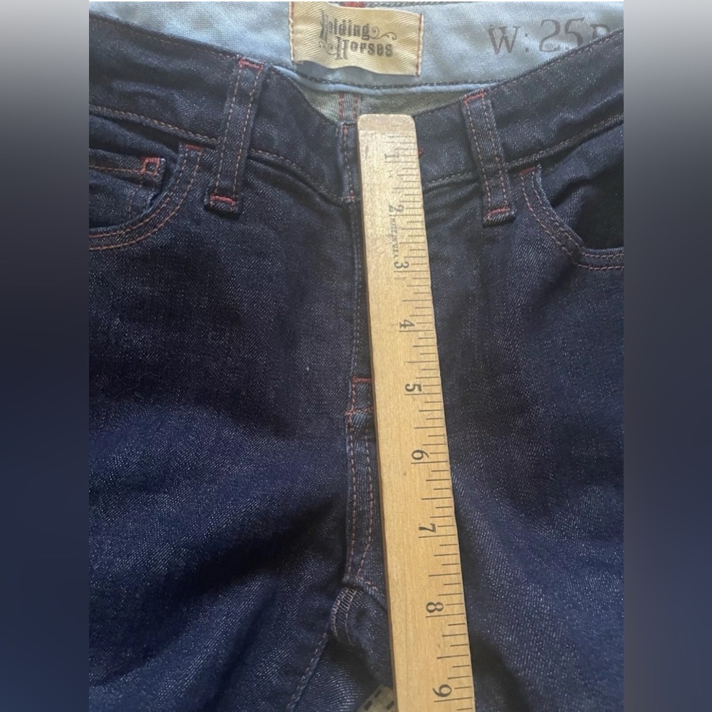 🔥🔥5/$25! Holding Horses Anthropologie Woman’s Dark Skinny Denim Jeans - Picture 6 of 7